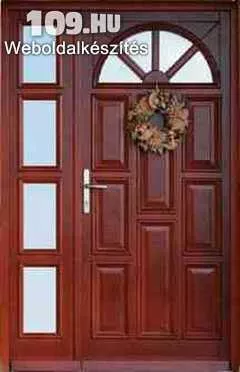 Bejárati ajtó (Mahagóni színű)